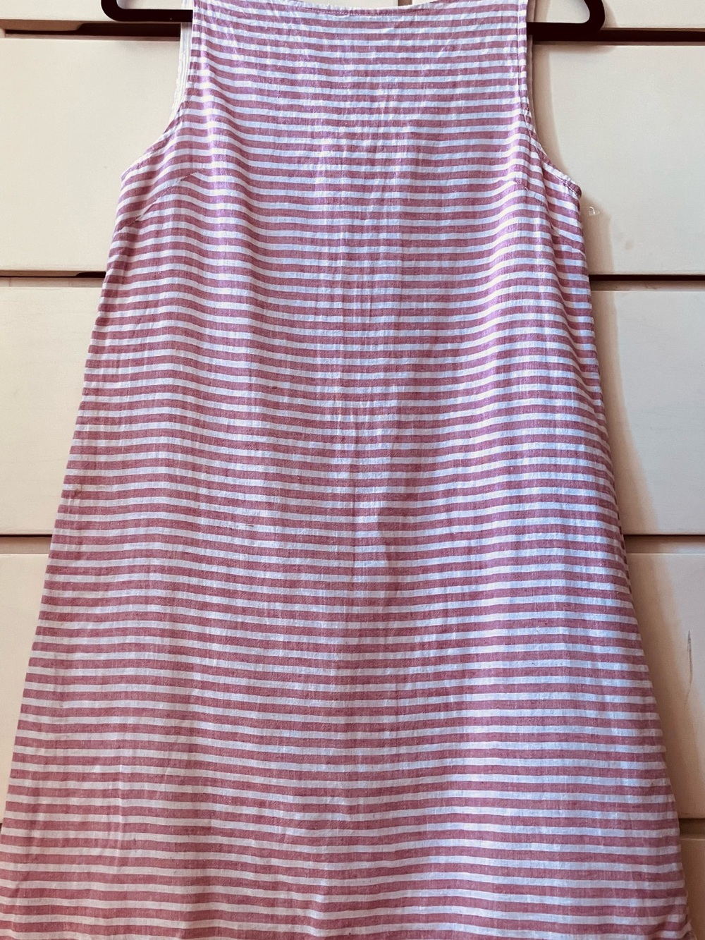 Beachlunchlounge Pink and White Stripe Sleeveless Sundress
